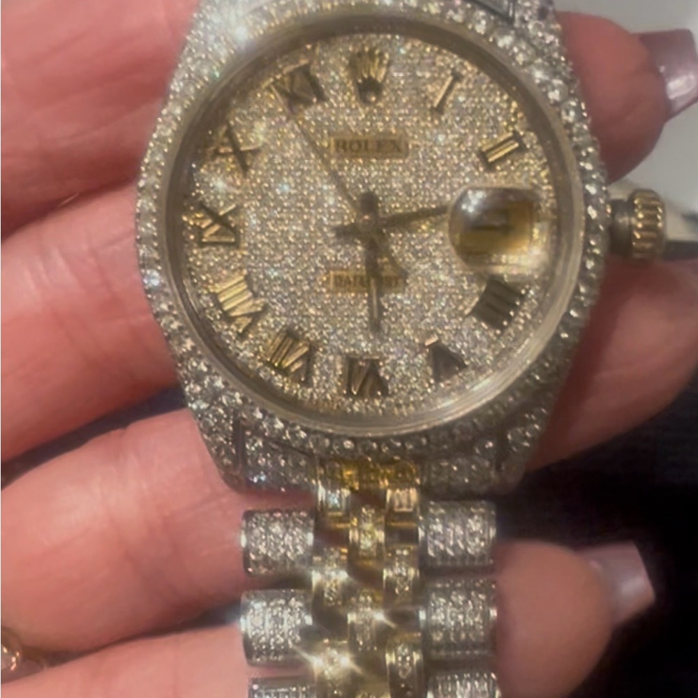 Rolex Women's Diamond Bust Down Rollie